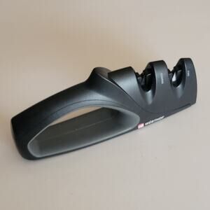 Wusthof 2-Stage Knife Sharpener Fine/Ceramic & Coarse/Carbide Handheld